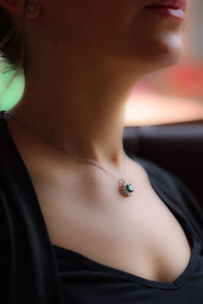 Green Diamond Necklace