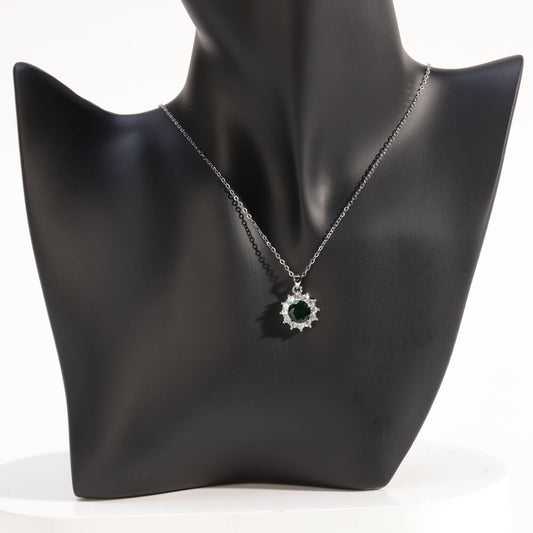 Green Diamond Necklace