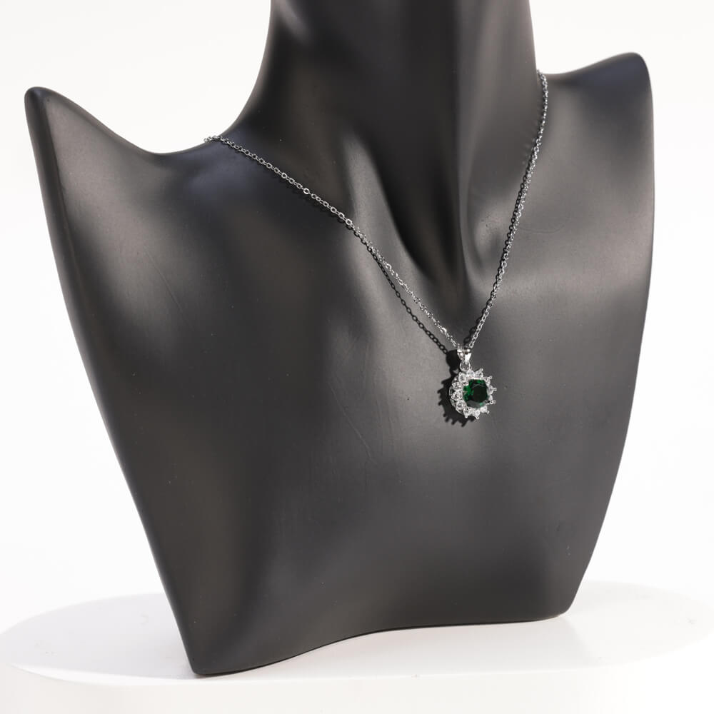 Green Diamond Necklace